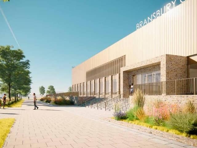 Artist's impression of the new leisure centre