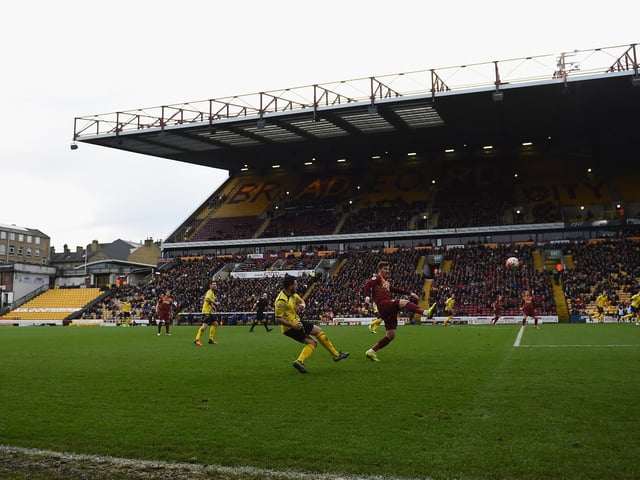 Bradford’s home fixture against Walsall is the only League Two game that makes it onto the list as 16,433 fans watched Mark Hughes’ men sneak a 2-1 win at Valley Parade. The three points saw the Bantams move up to fifth in the table as they look to make a return to League One.