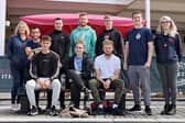 The Royal Navy Air Engineering Technicians from HMS Sultan Picture: LPhot Kevin Walton