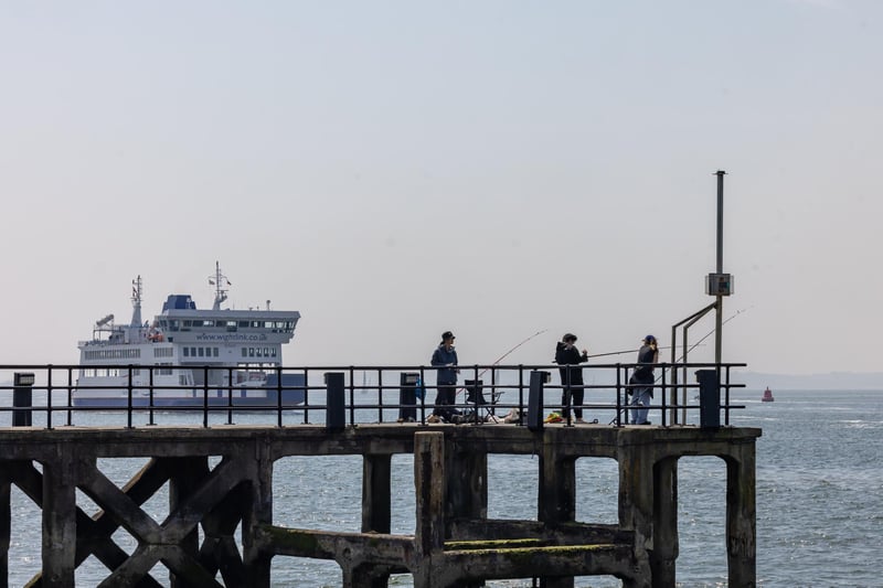 Hoping for something fresh for tonight's dinner at the Square Tower. Picture: Mike Cooter (110524)