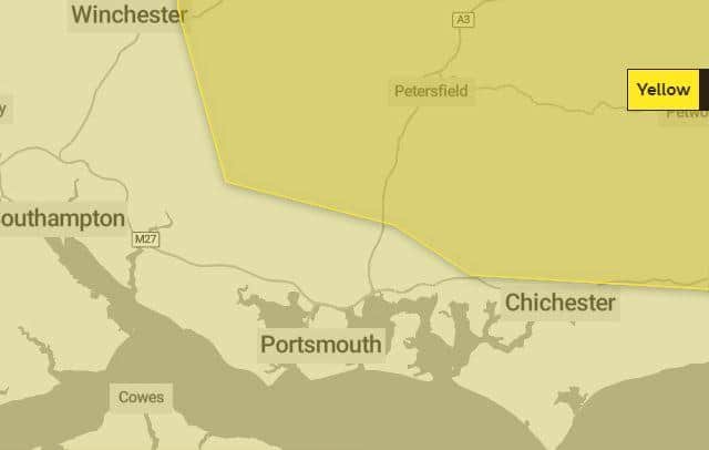 Snow warnings have been issued for Hampshire. Picture: Met Office
