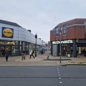 Lidl and McDonald's in North End, Portsmouth.