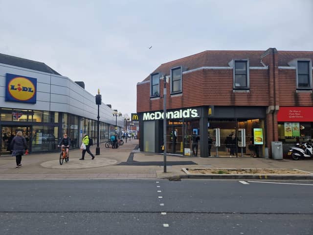 Lidl and McDonald's in North End, Portsmouth.