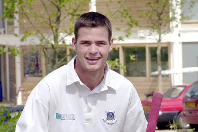 Stephen Cook pictured in 2001, the year he helped Portsmouth win the SPL second tier title. Pic: Michael Scaddan.