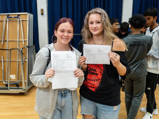 Students from The Portsmouth Academy have collected their GCSE results this morning.