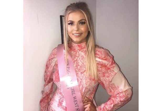 Cerys Hewson, 18 from Waterlooville, has been raising money for charities close to her heart ahead of competing for the title of Miss Teen Pageant Girl in August 2020