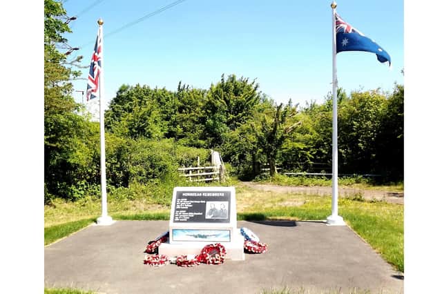 The Horndean memorial to which the late Peter Barge contributed so much. Picture: Bob Hind