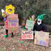 Protesters make their voices heard over the plans for Aquind to run interconnector cables through Portsmouth
Alida Payson and Eli Lazarus, with their children Emlyn, 6 months old, and Marjorie, 5 years old.
October 10, 2020 Picture: Richard Lemmer