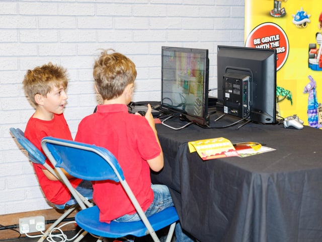 The Portsmouth Brick Festival was a great opportunity to play some games. Picture: Marcin Jedrysiak