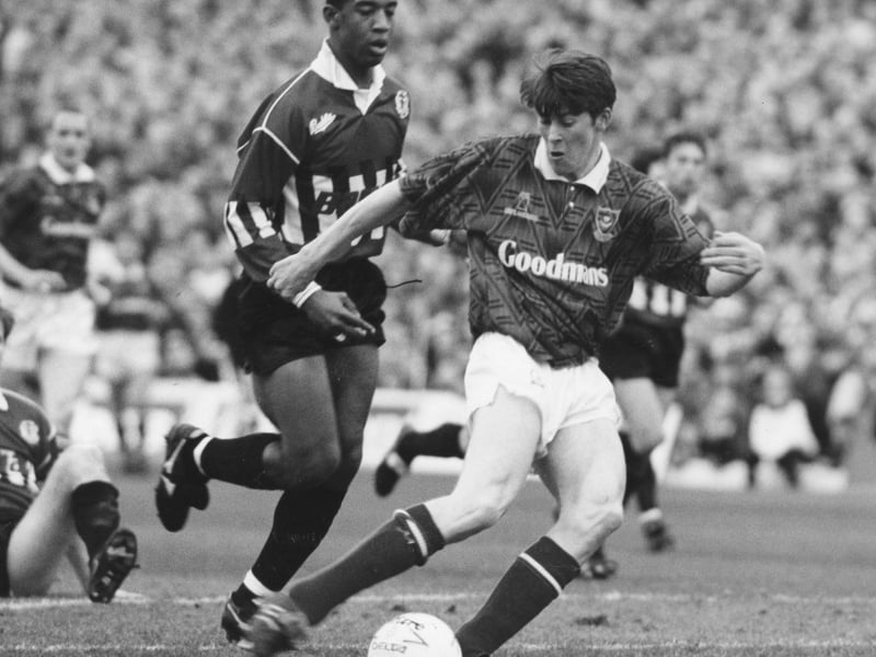 Darren Anderton playing for Portsmouth FCon January 25, 1992. The News PP4000