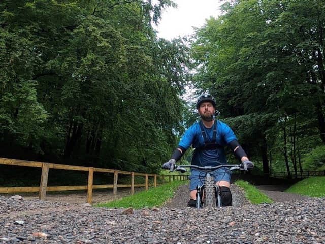 Ben Dibley is taking on a 60-mile cycling challenge