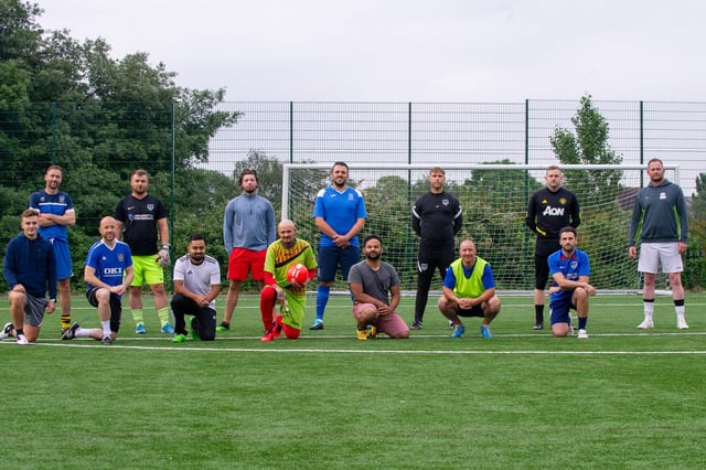 Solent Sports FC Portsmouth group. Picture: Habibur Rahman