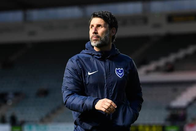 Pompey boss Danny Cowley. Picture: Graham Hunt/ProSportsImages
