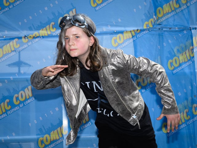 Pictured is: The Children's best dressed Comic Con character competition. Picture: Keith Woodland (110521-251)