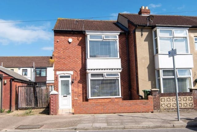This three bedroom home in Milton Road, Portsmouth, is on the market for £280,000.
