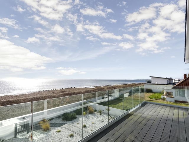 This five bedroom detached house in Bembridge Drive, Hayling Island, is on sale for offers in excess of £1.5m. It is listed by Henry Adams, Emsworth.