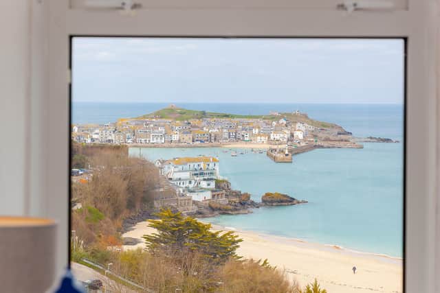 The very best seats in St Ives at Trevose with stunning views of the harbour.