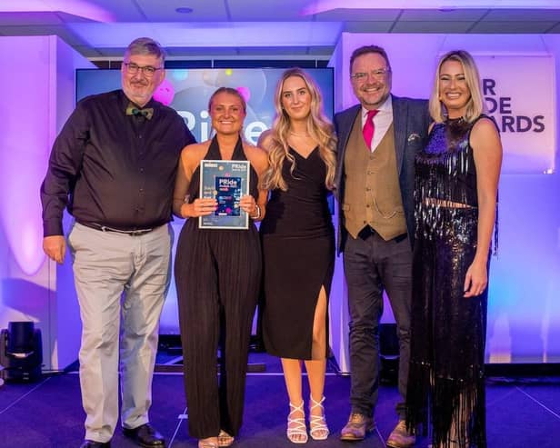 Briscoe PR with their prestigious gold award