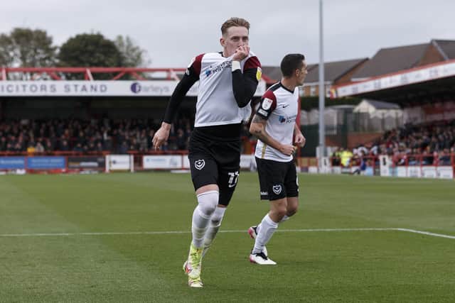 Ronan Curtis is focusing on performing for Pompey following his Republic of Ireland snub. Picture: Daniel Chesterton/phcimages.com