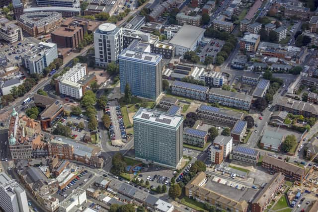 Leamington House and Horatia House aerials