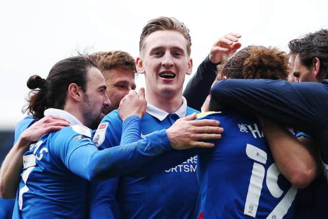Ronan Curtis made a welcome return to Pompey action by scoring in the Blues' 2-1 win against Rochdale on Friday.