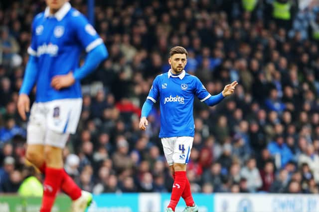 Danny East largely operated as a full-back during two seasons at Pompey - now he's playing as a number 10. Picture: Joe Pepler