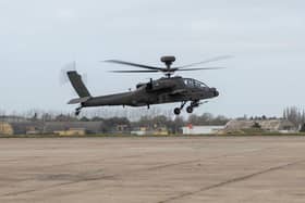 The British Army’s new Apache AH-64E attack helicopter has made its first public appearance as work continues apace to bring the state-of-the-art attack helicopter into frontline service.
