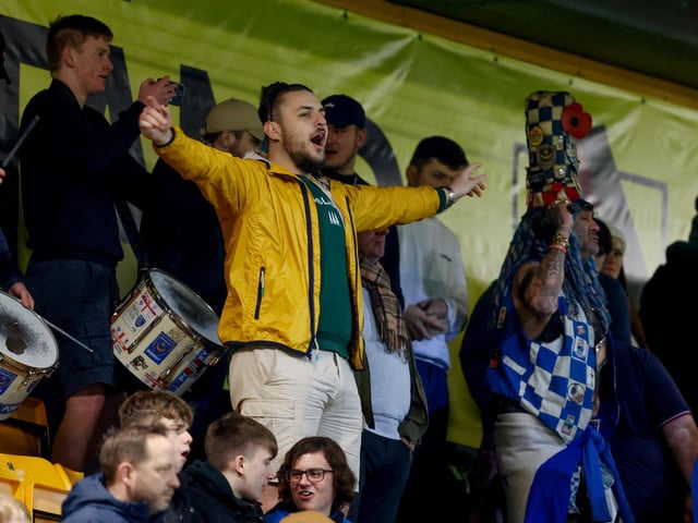 Away attendance: 283; Overall attendance: 1,308