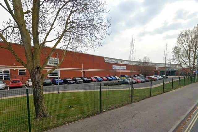 The pavement in Dundas Lane, Copnor outside Admiral Lord Nelson School where a 5G mast is proposed. Credit: Google Street View