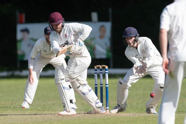 Jack Davies hit a quickfire half century for Portsmouth & Southsea against Hayling Island. Picture: Keith Woodland