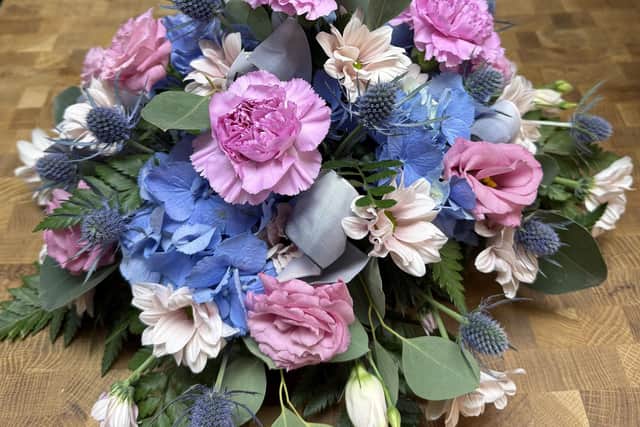 The Eight Posy - from the Eight Foundation range curated and supplied by Flowers by Moonstones - Fareham Florist.
