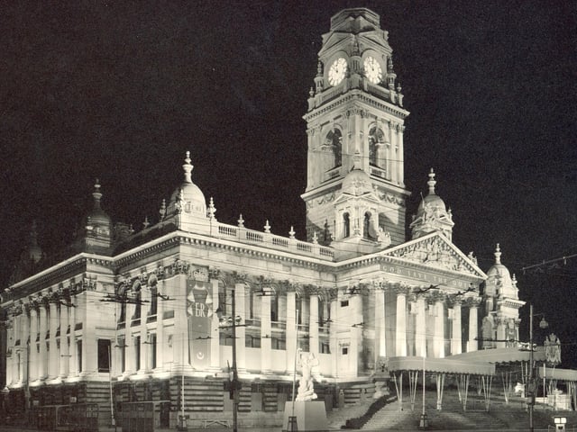 Portsmouth Guildhall in 1953.Picture: Wright & Logan Photographers