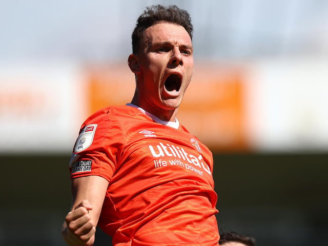 Years at Pompey: 2015-2018 , Pompey appearances: 94, Years at Luton: 2021-2022, Luton appearances: 68.   Picture: Alex Pantling/Getty Images
