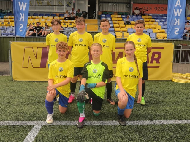 Hawks Community White U12s at the Havant and Waterlooville Summer Tournament. Picture: Dave Haines