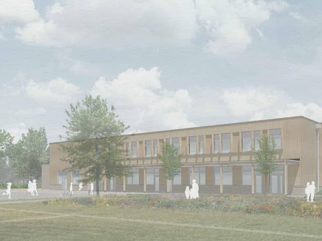 Berewood South Primary artist's impression. Hampshire County Council planning application.