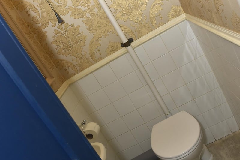 Lin's Thai Cafe in Elm Grove, Southsea, have created a Tardis themed toilet within their cafe.
Picture: Sarah Standing (110523-3958)