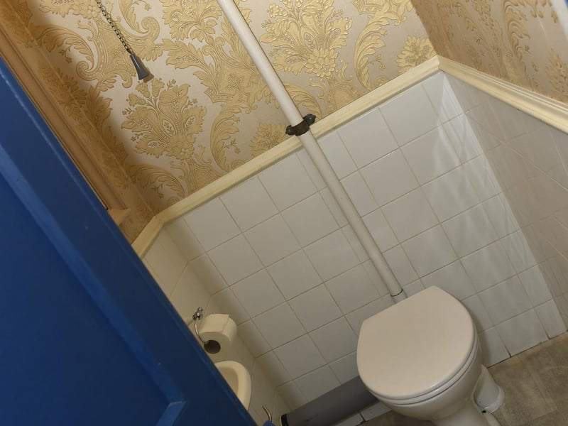 Lin's Thai Cafe in Elm Grove, Southsea, have created a Tardis themed toilet within their cafe. Picture: Sarah Standing (110523-3958)