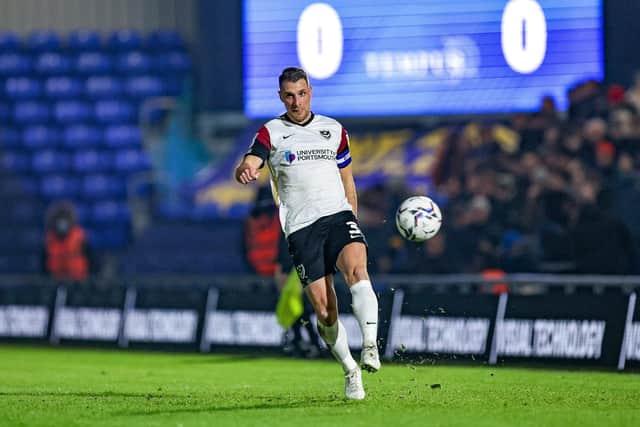 Reported AFC Wimbledon interest in Lee Brown has been played down by Pompey chief executive Andy Cullen. Picture: Nigel Keene/ProSportsImages