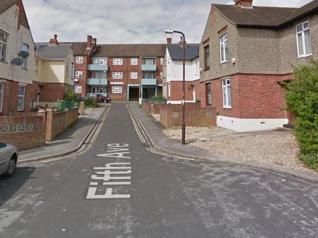 In the Wymering area, 34.9% of households were not deprived in 2021, an improvement on 2011 when the figure was 28.8%. Pic Fifth Avenue, google