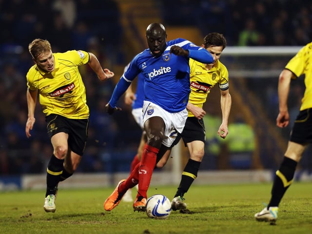 ‘Then, at Pompey, I scored my first goal at Crewe, feeling the excitement from the crowd, there was the togetherness from the boys. I found my love again for football.
‘There was the crowd chanting my name all the time, it was a good end to my career. The end I wanted.
‘I loved it at Fratton Park, they were one of the best crowds I had throughout my career. I’m not just saying that because I’m giving this interview, it’s true.
‘The fans gave me a lot of love and it was a good time to come to Pompey - it was a good match.
‘I had never experienced a crowd like that. I had played in bigger stadiums, but the noise was massive, especially what they showed me. It was amazing.’
(Patrick Agyemang, May 2021)
Picture: Joe Pepler
