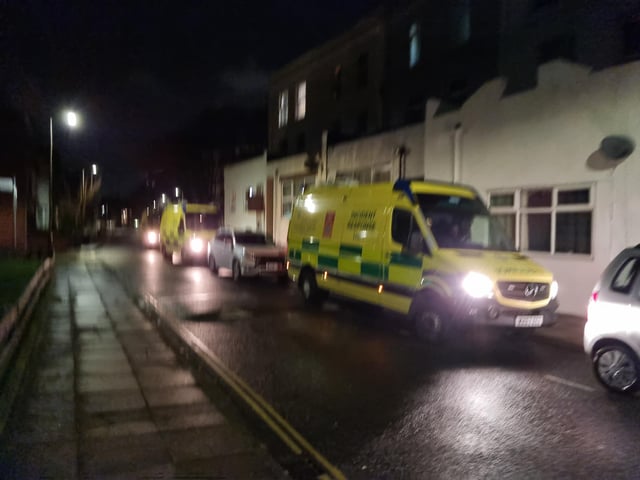 Police lock down roads in Southsea following incident