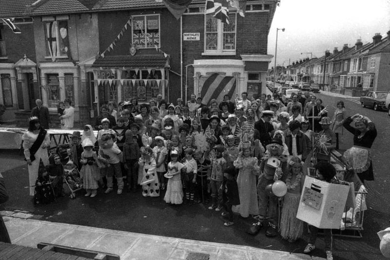 The silver jubilee street party at Northgate Avenue, Copnor in June 1977
Picture: The News Ref: 5142-1