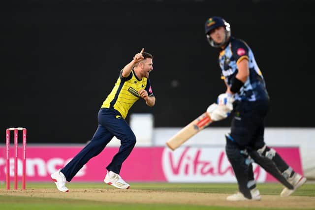 Hampshire and England star, Liam Dawson