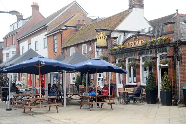 The Crown Inn pub in West Street, Fareham