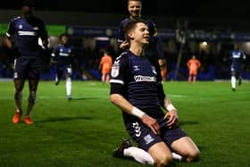 Greg Halford celebrates scoring on his debut for Southend - after being without a club for one-and-a-half years. Picture: Jacques Feeney/Getty Images