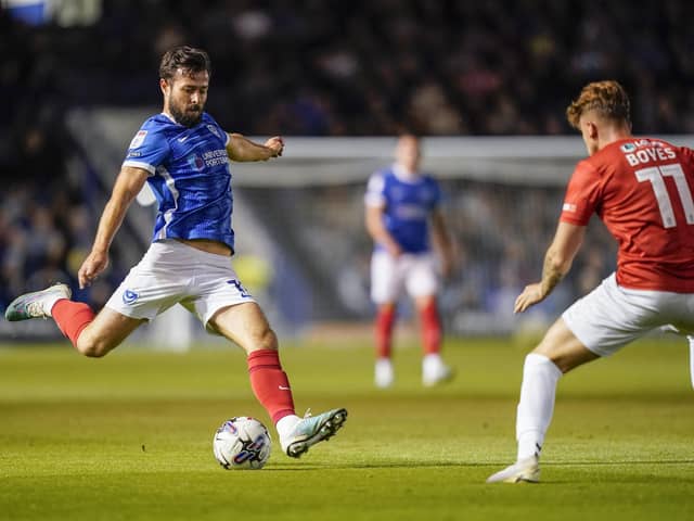 Joe Rafferty can sense positive change around Fratton Park as Pompey eye promotion. Picture: Jason Brown/ProSportsImages