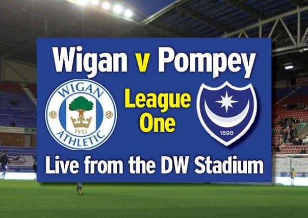 Pompey travel to Wigan today in League One