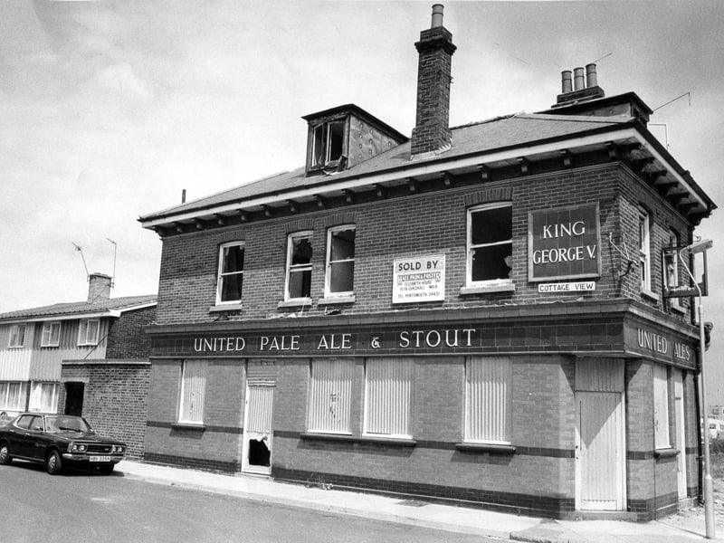 King George V public house, Bishop Street, Landport in July 1976. Picture: The News PP4480