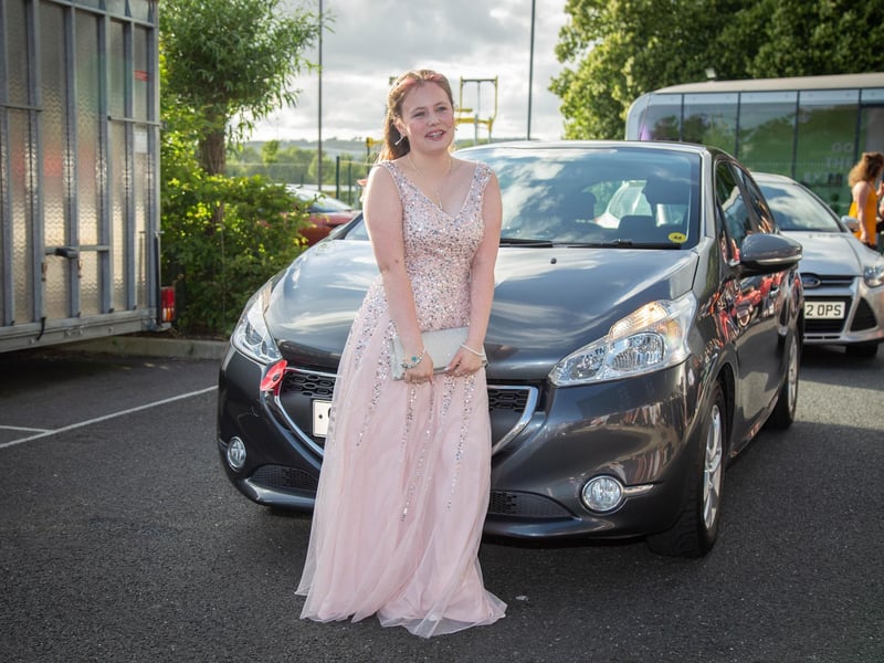 Students dressed up for Ark Charter Academy prom night