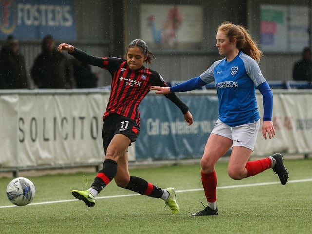 Pompey Women v Ipswich. Picture by Nathan Lipsham